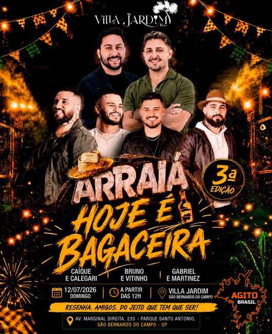 ARRAIÁ HOJE É BAGACEIRA 3 EDIÇÃO