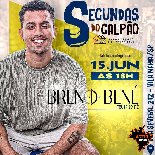 Segundas do Galpão com Breno Bené