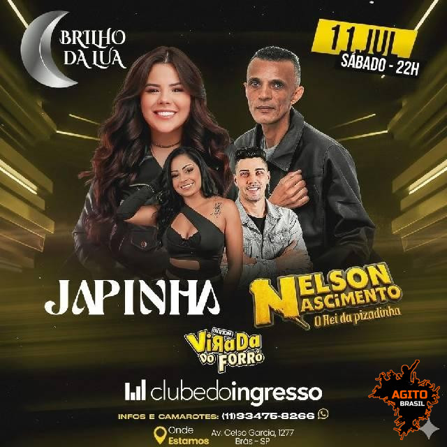 Japinha + Nelson Nascimento + Virada do Forró no Brilho da Lua