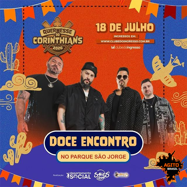 Quermesse do Corinthians 2026 - Doce Encontro - 18/07