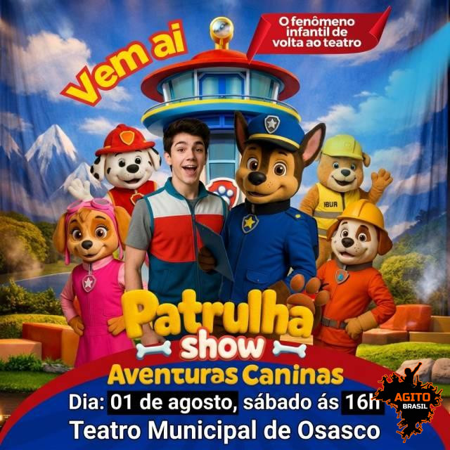 Patrulha Show Aventuras Caninas em Osasco