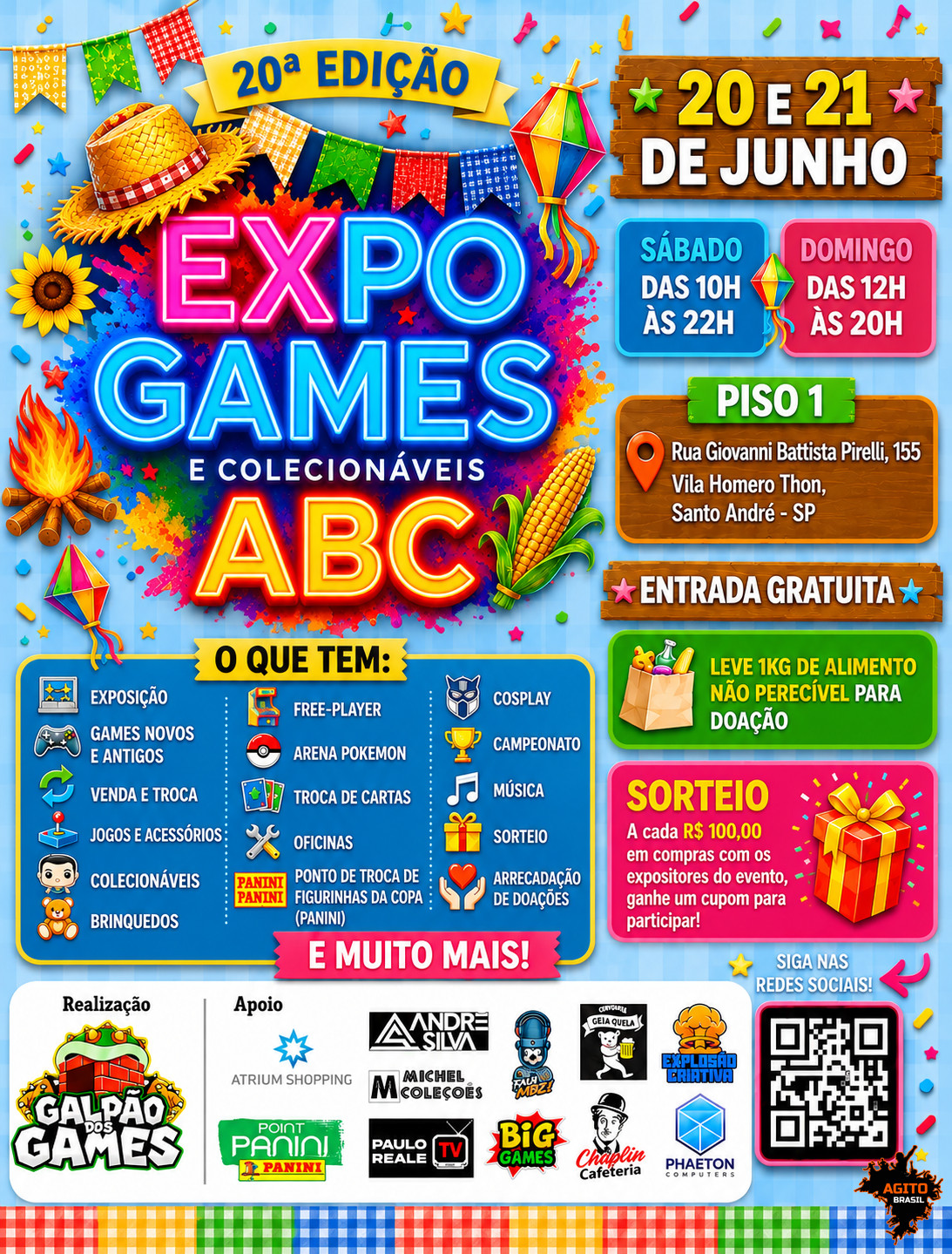 20° Edição Expo Games e Colecionáveis ABC