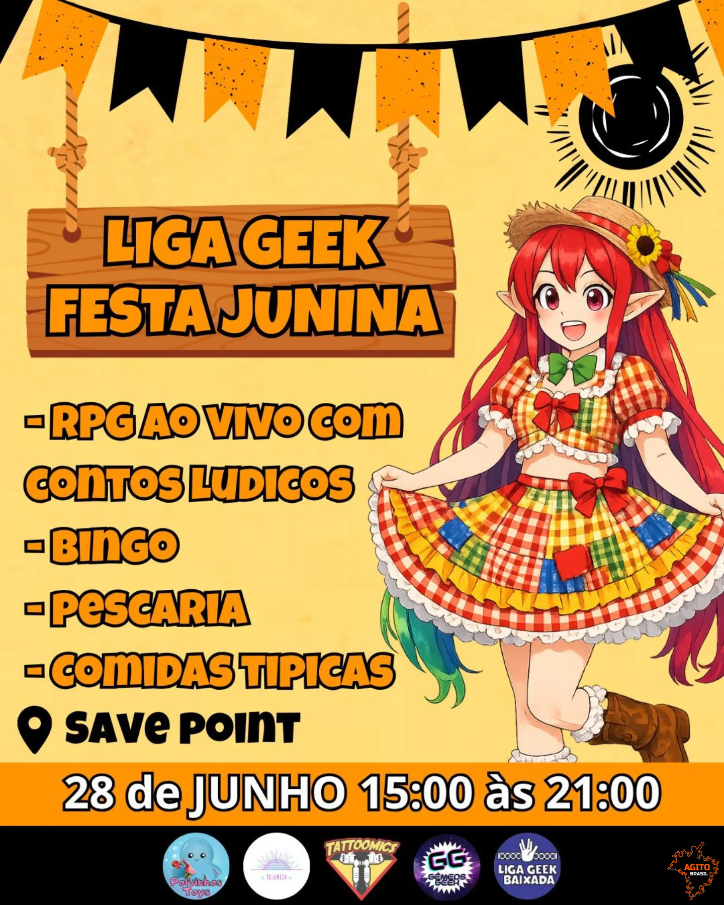 Festa Junina - Liga Geek Baixada