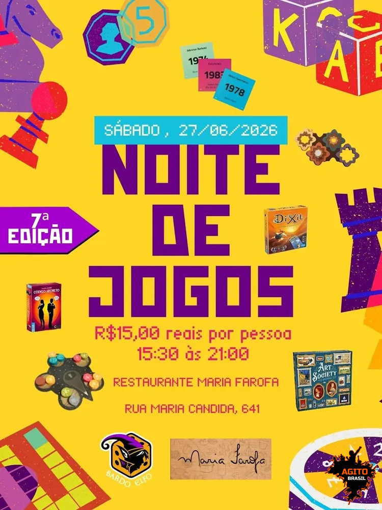 Noite de Jogos - 7ª Edição