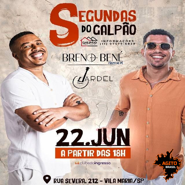 Segundas do Galpão com Breno Bené + Jardel 