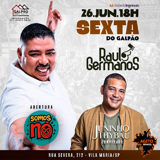 Sextas do Galpão com Raul Germanos