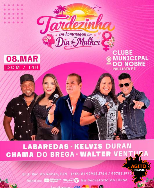 TARDEZINHA EM HOMENAGEM AO DIA DA MULHER