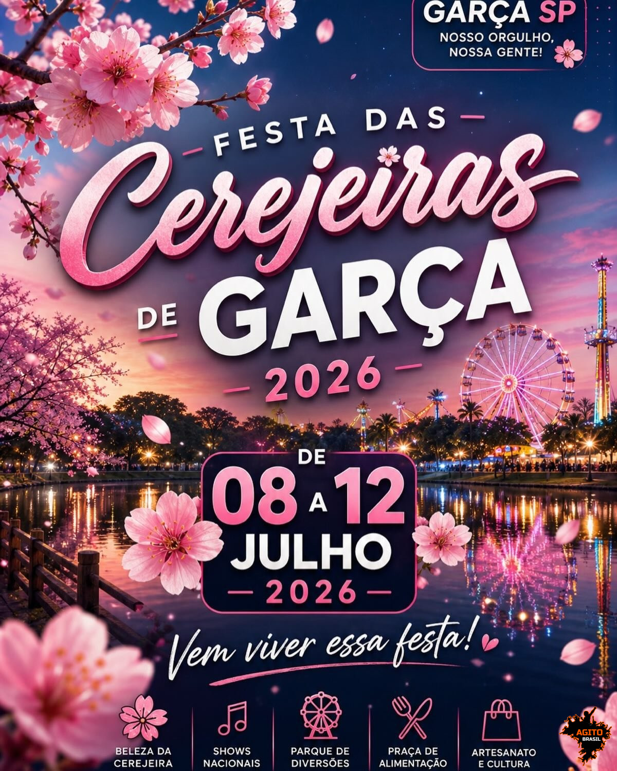 39ª Festa das Cerejeiras de Garça - 2026