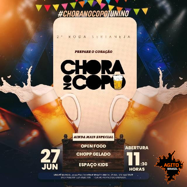 Chora no Copo - 2° Edição
