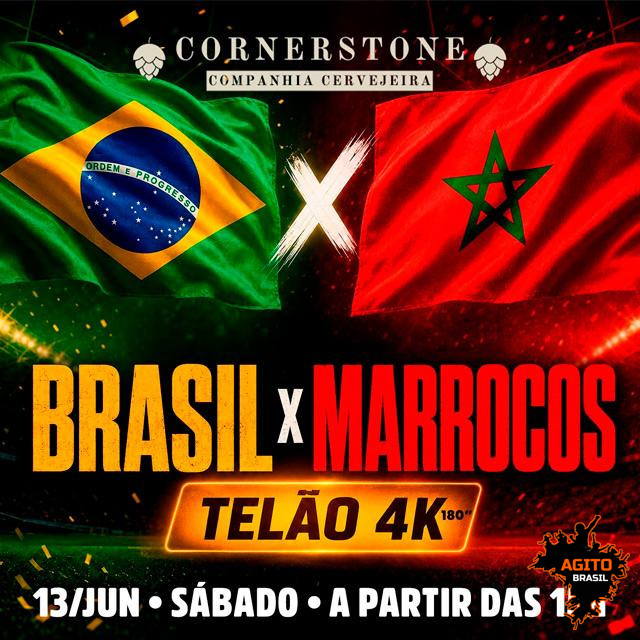 Copa do Mundo 2026 - Brasil x Marrocos