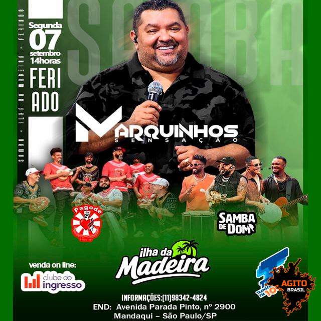 Marquinhos Sensação + Samba de Dom + Pagode da 27