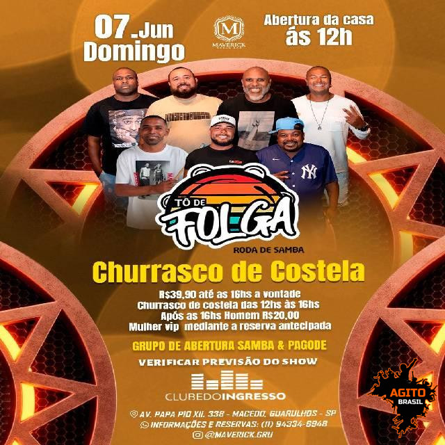 Tô de Folga no Maverick - 07/06