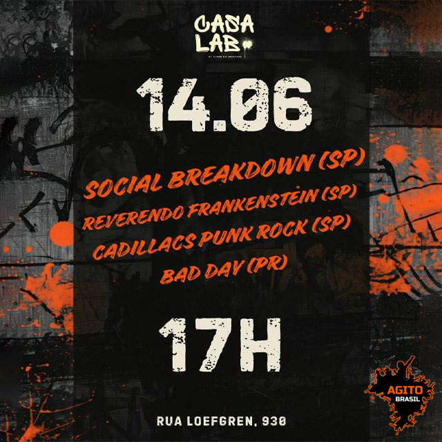 Social Breakdown, Reverendo Frankenstein, Cadillacs Punk Rock, Bad Day