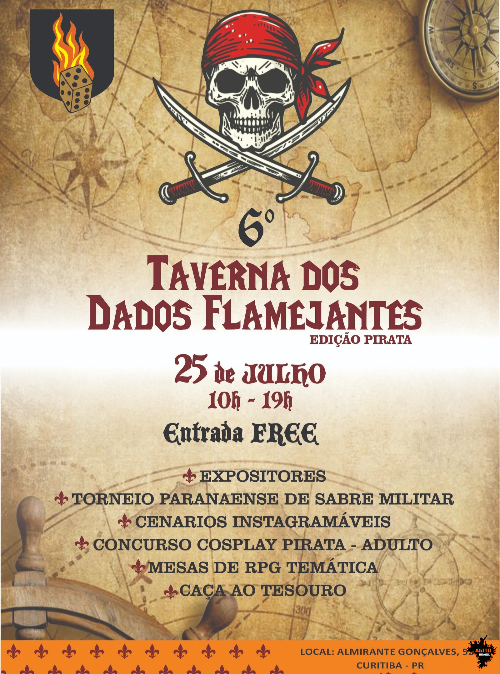 6ª Taverna dos Dados Flamejantes - Edição Pirata