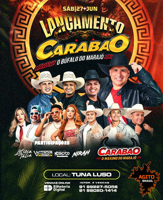 LANÇAMENTO CARABAO - O BÚFALO DO MARAJÓ