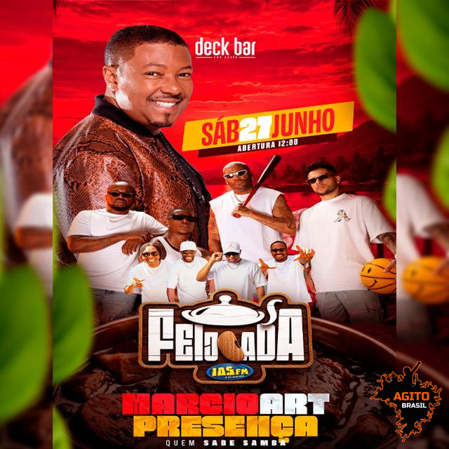 Feijoada da 105 FM no Deck Bar - 27/06