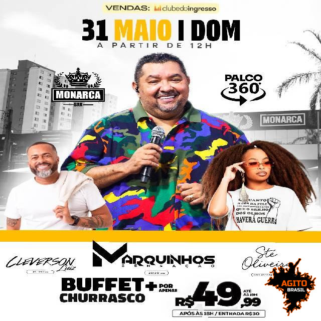 Sté Oliveira + Cleverson Luiz + Marquinhos Sensação — Monarca Bar