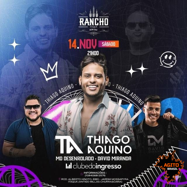 Thiago Aquino no Rancho Itaquá